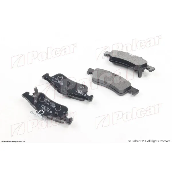 Kočione pločice TOYOTA YARIS (XP130), 11-; YARIS (XP90), 06-11; 