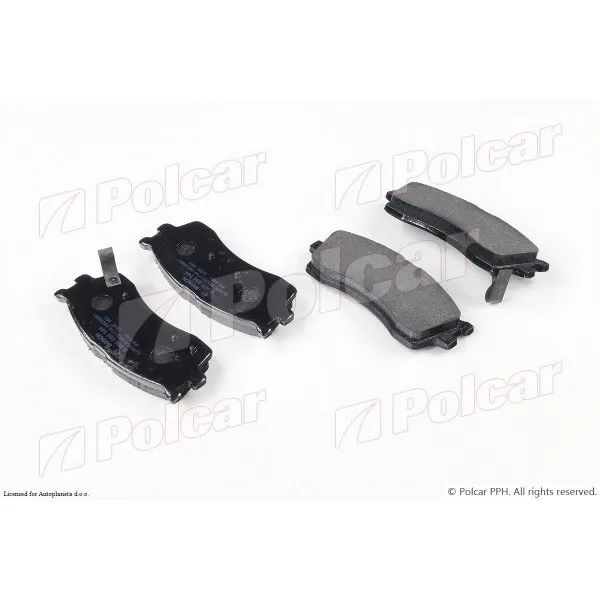 Kočione pločice KIA RIO (DC), 00-05; SHUMA (FB), 97-04; 