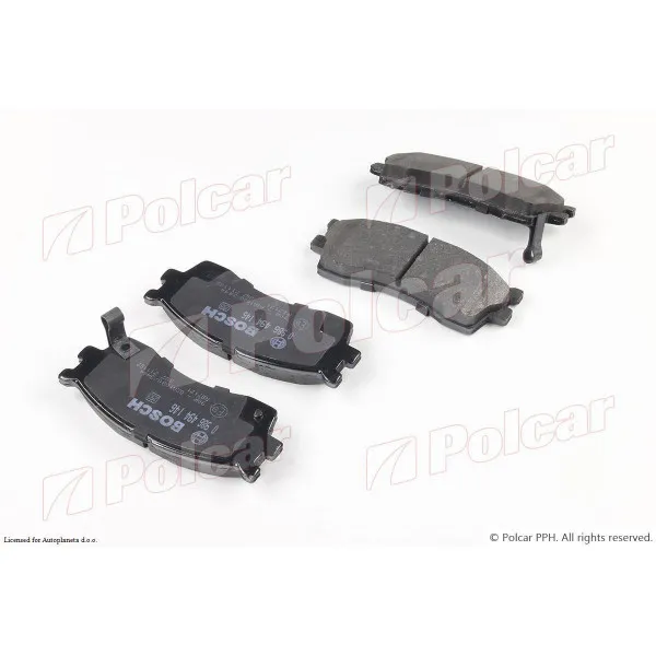 Kočione pločice KIA CARENS (FC), 99-02; RIO (DC), 00-05; 