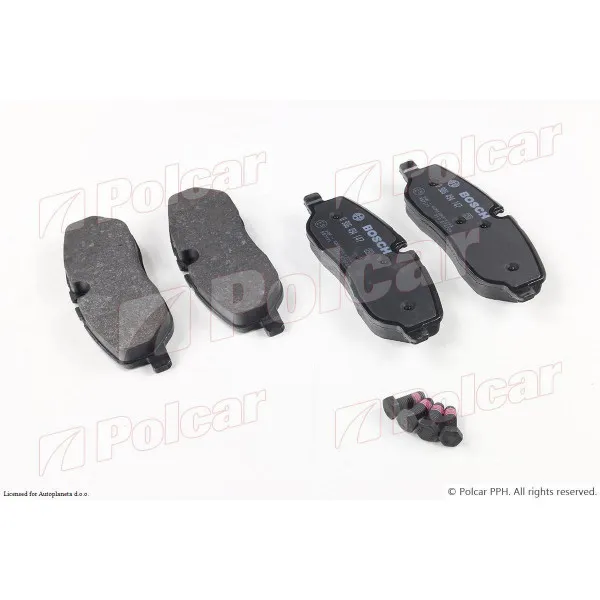 Kočione pločice LAND ROVER DISCOVERY (TAA), 04-09; DISCOVERY (TAA), 09-16; RANGE ROVER (LS/LM), 02-12; RANGE ROVER SPORT, 06-13; 