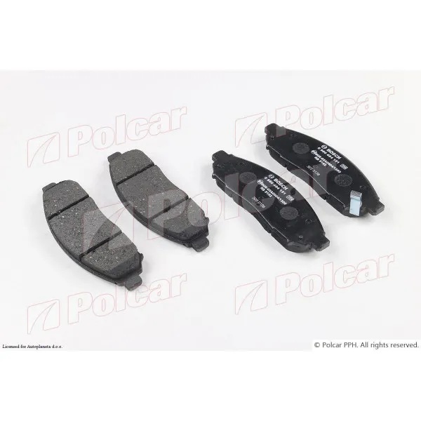 Kočione pločice NISSAN LEAF, 10-18; NAVARA/FRONTIER (D40), 05-16; NV200, 09-; PATHFINDER (R51), 04-13; 
