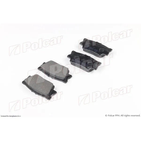 Kočione pločice TOYOTA CAMRY (XV40), 06-11; RAV4 (XA30), 06-13; RAV4 (XA40), 13-18; 