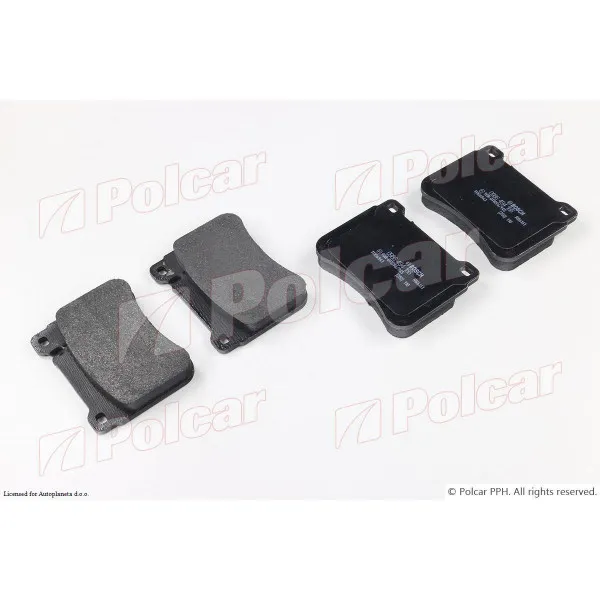 Kočione pločice MERCEDES C-KLASSE (W203), 00-07; CLC-KLASSE (CL203), 08-11; CLK-KLASSE (C209), 02-10; SLK-KLASSE (R171), 04-11; 