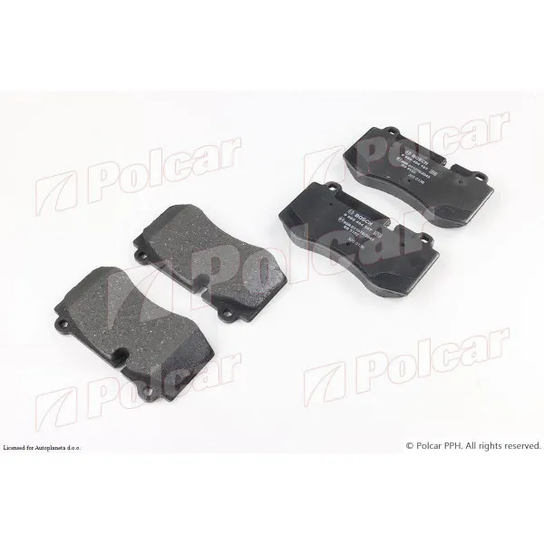 Kočione pločice MERCEDES CL-KLASSE (C216), 06-14; CLS-KLASSE (C219), 04-10; E-KLASSE (W211), 02-09; S-KLASSE (W221), 05-13; SL-KLASSE (R230), 01-11; 