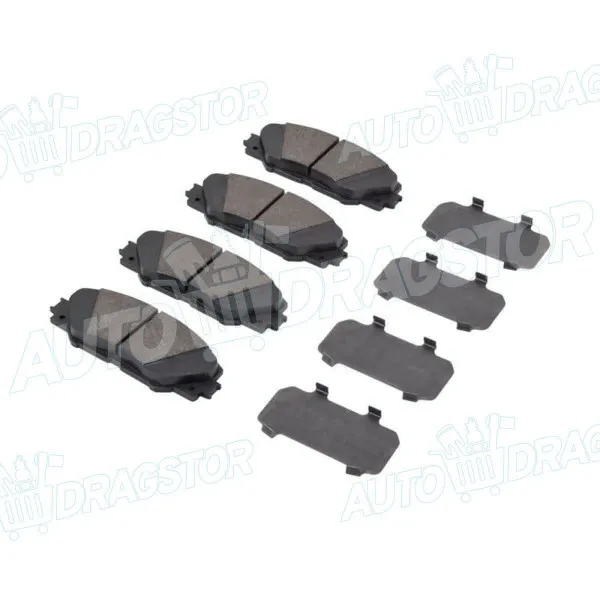 Kočione pločice TOYOTA AURIS (E15), 07-12; AURIS (E18), 13-19; MIRAI, 15-; PRIUS (ZVW30), 09-16; RAV4 (XA30), 06-13; 