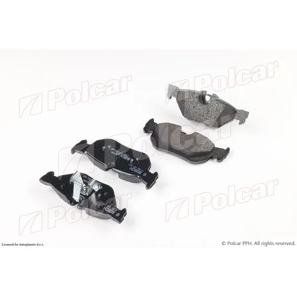 Kočione pločice BMW 1 (E81/E82/E87/E88), 04-13; 3 (E90/91/92/93), 04-13; X1 (E84), 09-15; 