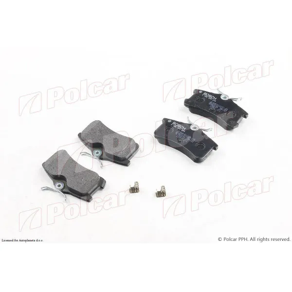 Kočione pločice TOYOTA AVENSIS (T22), 97-03; COROLLA (E11), 97-02; 