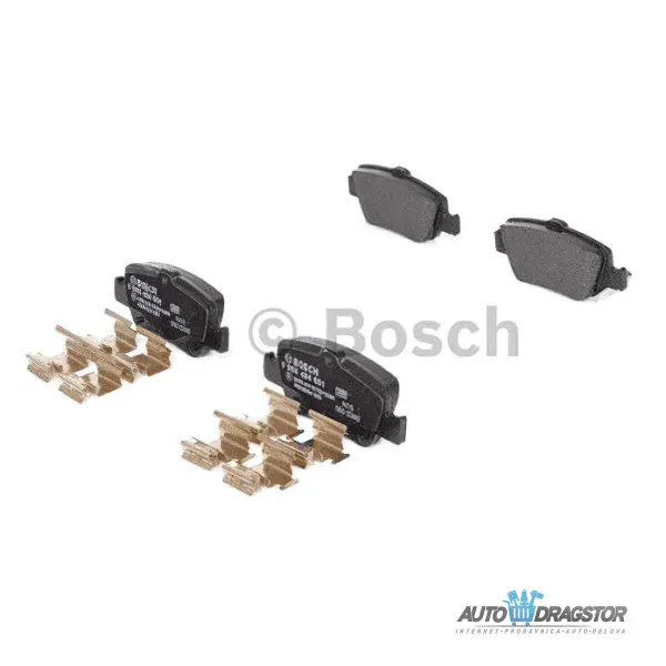 Kočione pločice TOYOTA AURIS (E15), 07-12; AURIS (E18), 13-19; COROLLA (E14/E15), 07-13; COROLLA (E170), 13-19; 