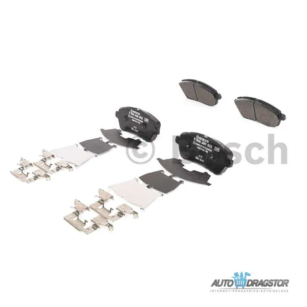 Kočione pločice FORD FIESTA (JA8), 08-17; 