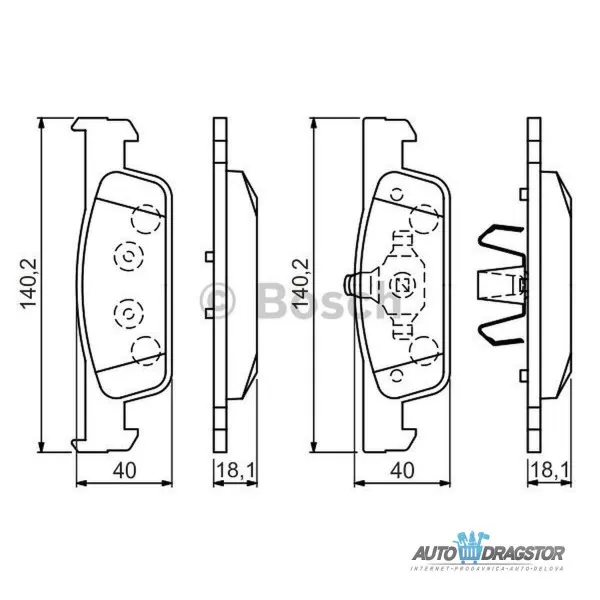 Kočione pločice DACIA, RENAULT, SMART 