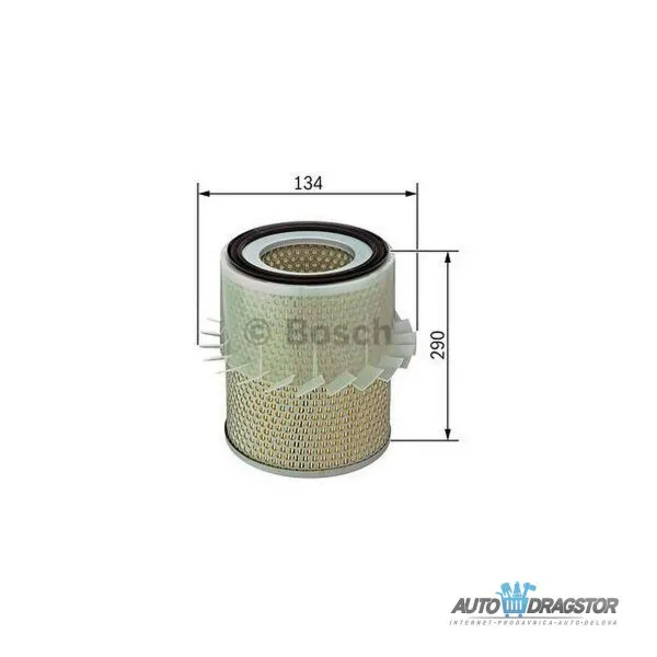 Filter vazduha MITSUBISHI L300 (L030P/W/P00V/W), 86-94; L300 (L030PW), 80-86; L300 (P1_T), 94-07; MONTERO (L040), 82-92; PAJERO (L040), 82-92; 