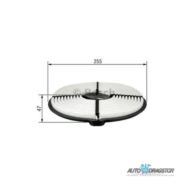 Filter vazduha TOYOTA COROLLA (E10), 92-97; COROLLA (E8), 83-87; COROLLA (E9), 87-92; STARLET (P70/71), 84-89; STARLET (P8), 89-96; 