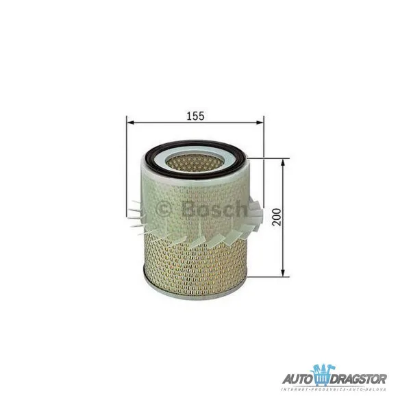 Filter vazduha MITSUBISHI L200, 01-05; L200, 96-01; 