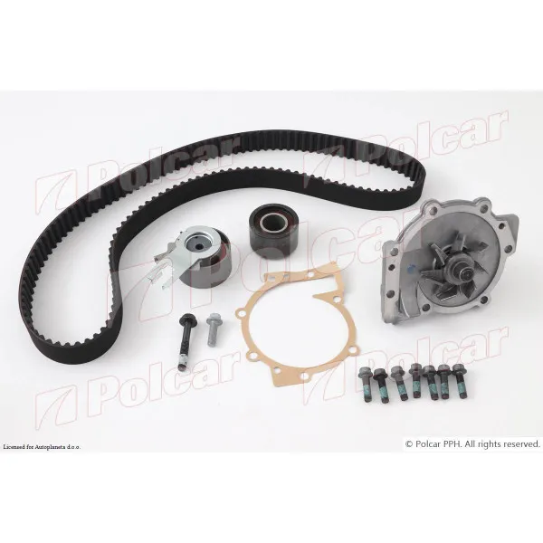 Set zupčastog kaiša sa vodenom pumpom VOLVO C30, 06-13; C70, 06-13; S40 (MS), 04-12; S60, 10-19; S80 (AS), 06-16; V40, 12-19; V50 (MW), 04-12; V60, 10-19; V70 
