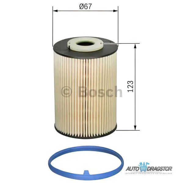 Filter goriva HONDA ACCORD (CU2), 08-16; CIVIC, 12-17; CR-V (RE), 06-12; CR-V (RM), 12-18; 