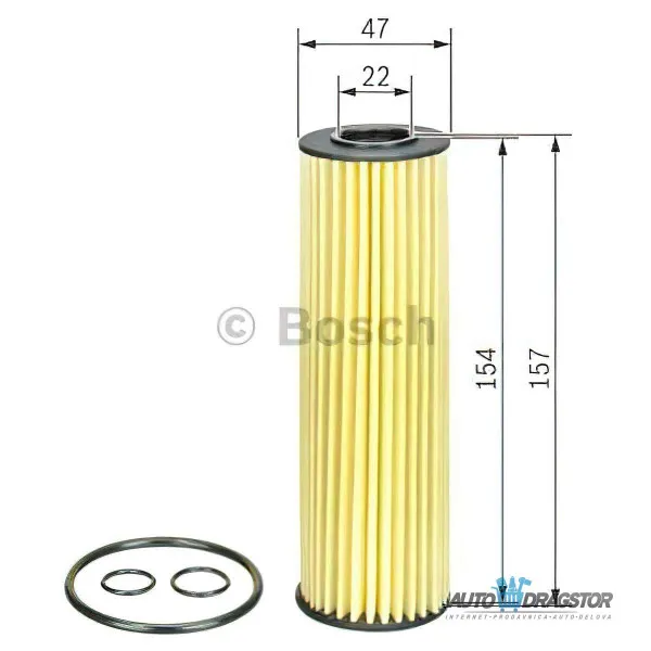 Filter ulja MERCEDES C-KLASSE (W204), 07-14; C-KLASSE COUPE (C204), 11-15; E-KLASSE (W212), 09-16; E-KLASSE COUPE (C207), 09-; SLK-KLASSE (R172), 11-15; 