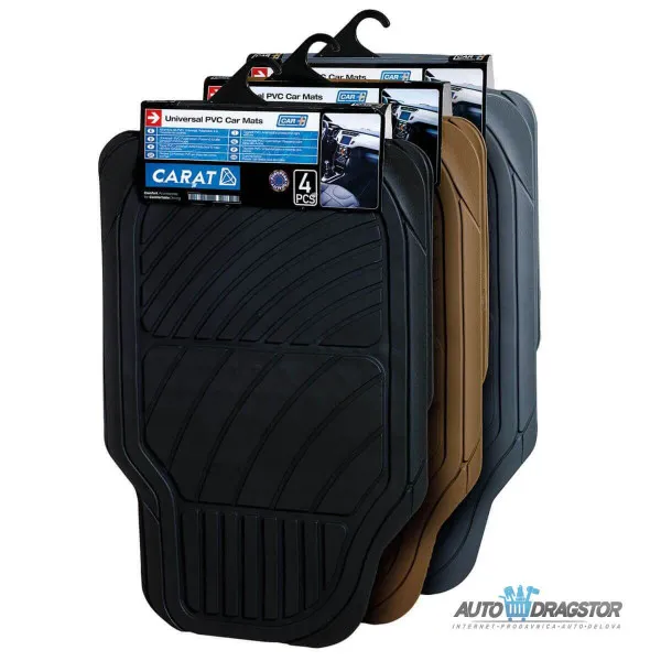 UNIVERZALNE GUMENE PATOSNICE CARAT 4KOM CRNE 