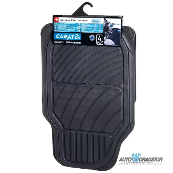 UNIVERZALNE GUMENE PATOSNICE CARAT 4KOM CRNE 