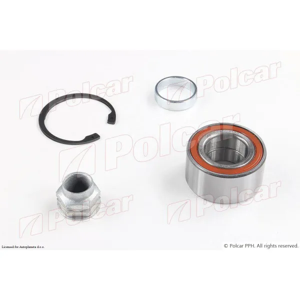 Lezaj točka, komplet FIAT CINQUECENTO (170), 91-98; PANDA (169), 03-12; SEICENTO (187), 98-09; TIPO (160), 88-96; 