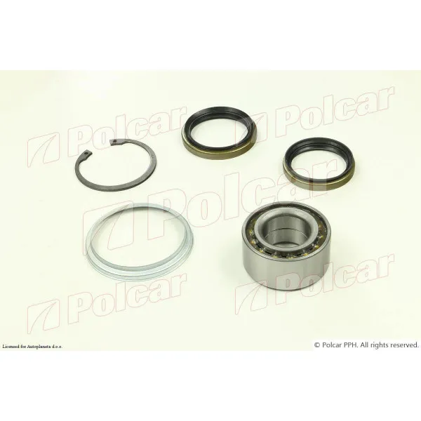 Lezaj točka, komplet TOYOTA COROLLA (E10), 92-97; COROLLA (E11), 97-02; 