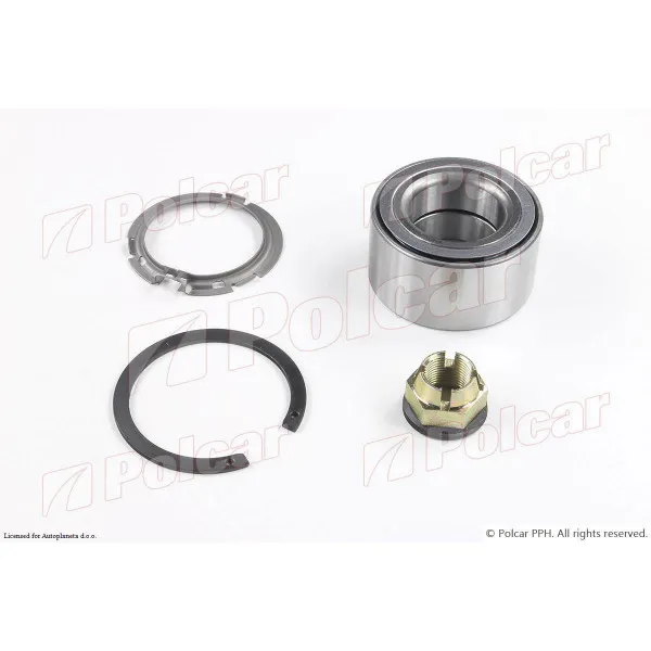 Lezaj točka, komplet RENAULT CLIO III (R0/1), 05-14; MEGANE II (M), 02-08; MODUS (F/JP0), 04-12; SCENIC II (JM), 03-09; TWINGO (N), 07-14; WIND, 10-; 