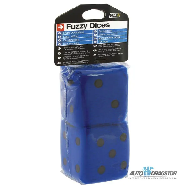 PRIVEZAK KOCKICE PLAVO-CRNE 