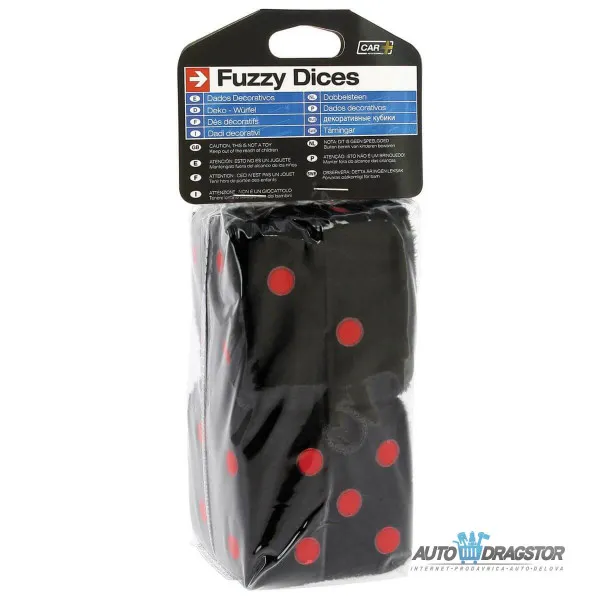 PRIVEZAK KOCKICE CRNO-CRVENE 