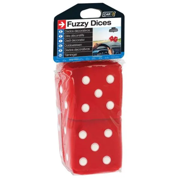 PRIVEZAK KOCKICE CRVENO BELE 6X6CM 