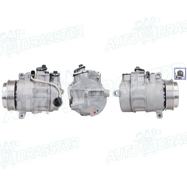 Kompresor klime MERCEDES C-KLASSE (W204), 07-14; CLS-KLASSE (C218), 11-18; E-KLASSE (W212), 09-16; GLK-KLASSE (X204), 08-15; SLC-KLASSE (R172), 15-; SLK-KLASSE 