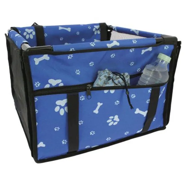 TRANSPORTNA TORBA ZA ZIVOTINJE 38.5x38.5x27CM PLAVA 