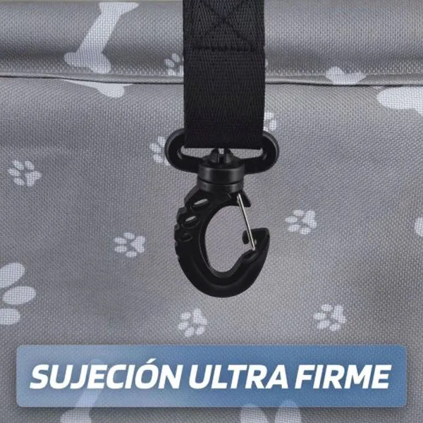 TRANSPORTNA TORBA ZA ZIVOTINJE 38.5x38.5x27CM SIVA 