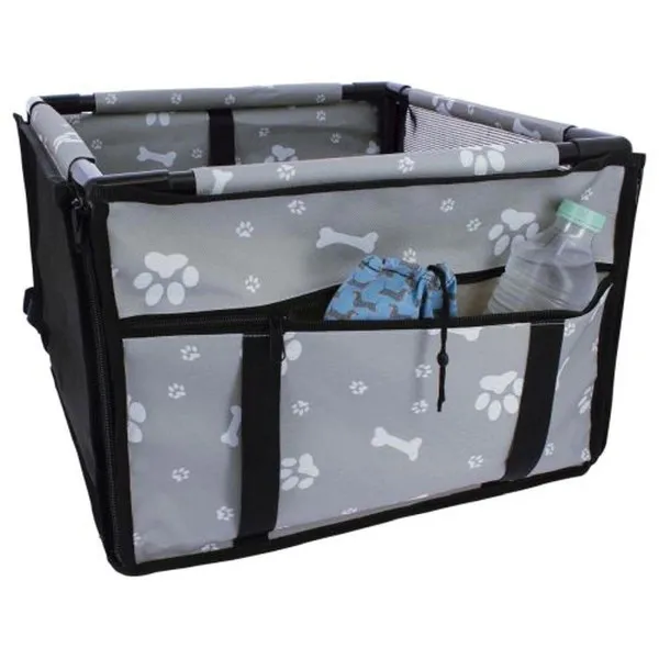 TRANSPORTNA TORBA ZA ZIVOTINJE 38.5x38.5x27CM SIVA 