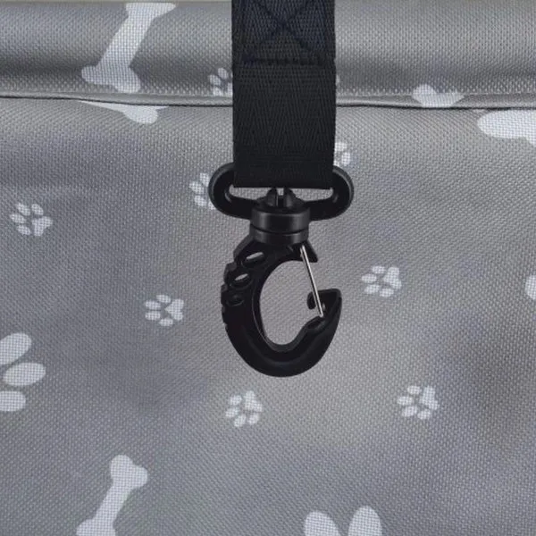 TRANSPORTNA TORBA ZA ZIVOTINJE 38.5x38.5x27CM SIVA 