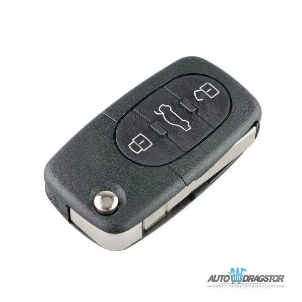 KUĆIŠTE OKLOP KLJUČA 3 dugmeta HU66 ZA AUDI A2,A3,A4,A6,A8,TT 