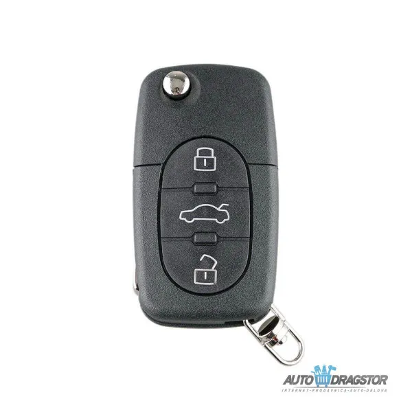KUĆIŠTE OKLOP KLJUČA 3 dugmeta HU66 ZA AUDI A2,A3,A4,A6,A8,TT 