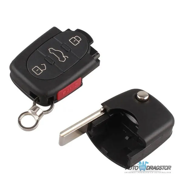 KUĆIŠTE OKLOP KLJUČA 4 DUGMETA ZA AUDI 