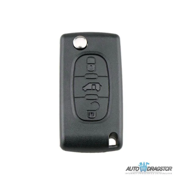 KUĆIŠTE OKLOP KLJUČA 3 dugmeta ZA PEUGEOT/CITROEN VA2/CE0536 