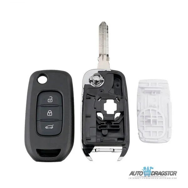 KUĆIŠTE OKLOP KLJUČA  2 DUGMETA ZA RENAULT MEGANE 