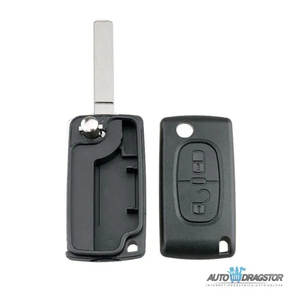 KUĆIŠTE OKLOP KLJUČA 2 dugmeta VA2/CE0523 ZA PEUGEOT/CITROEN 