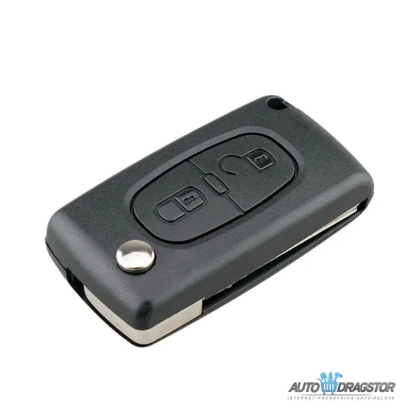 KUĆIŠTE OKLOP KLJUČA 2 dugmeta HU83/CE0523 ZA PEUGEOT/CITROEN 