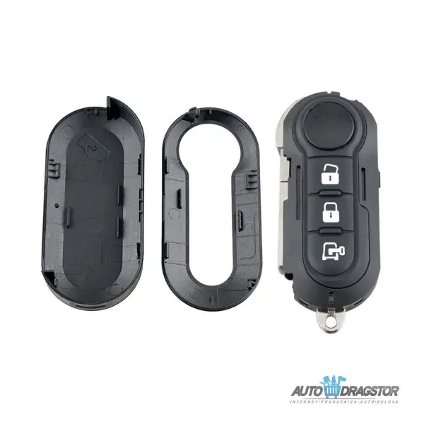 KUĆIŠTE OKLOP KLJUČA 3 DUGMETA ZA FIAT DUCATO 2008-2016/PEUGEOT BOXER 2008-2016 