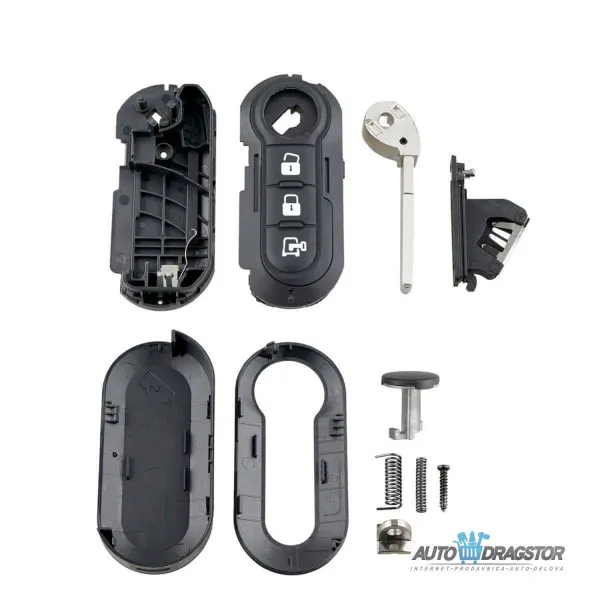 KUĆIŠTE OKLOP KLJUČA 3 DUGMETA ZA FIAT DUCATO 2008-2016/PEUGEOT BOXER 2008-2016 