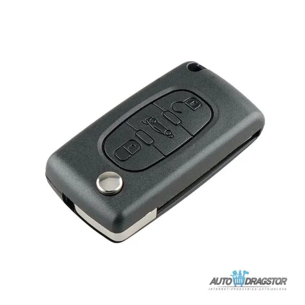 KUĆIŠTE OKLOP KLJUČA 3 DUGMETA ZA  HU83/CE0536  PEUGEOT/CITROEN HU 83 