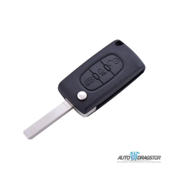 KUĆIŠTE OKLOP KLJUČA 3 DUGMETA ZA VA2/CE0523  PEUGEOT/CITROEN 