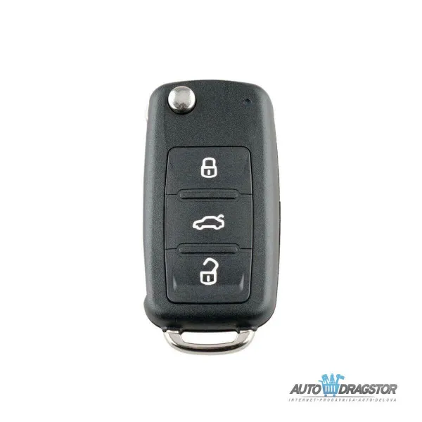 KUĆIŠTE OKLOP KLJUČA 3 dugmeta ZA VW 3BTS NOVI TIP 