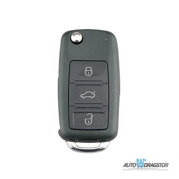 KUĆIŠTE OKLOP KLJUČA 3+1 DUGME ZA VW HU66 NOVI TIP 