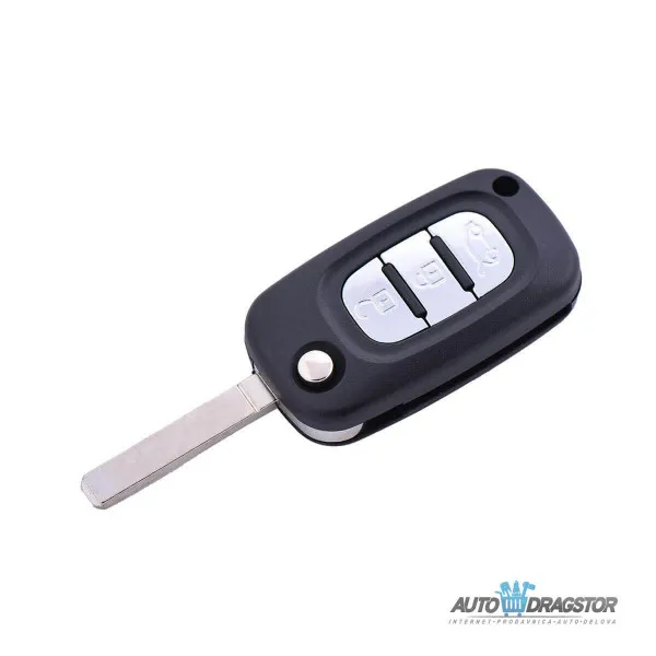 KUĆIŠTE OKLOP KLJUČA 3 DUGMETA ZA RENAULT 