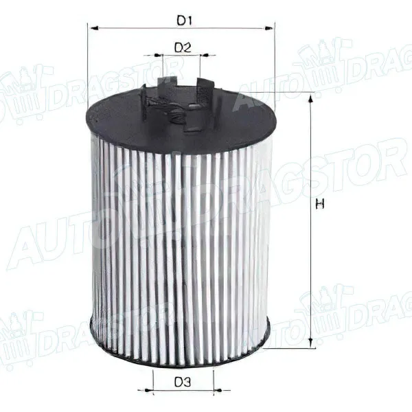 Filter ulja OPEL AGILA (H00), 00-08; ASTRA G (T98), 98-09; ASTRA H (A04), 03-14; COMBO C, 00-11; CORSA B (S93), 93-00; CORSA C (X01), 00-06; CORSA D (S07), 06-1 