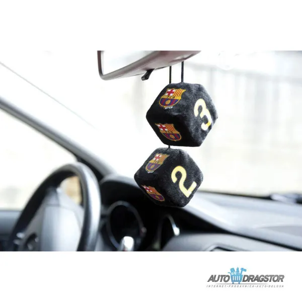 PRIVEZAK KOCKICE CRNE BARCELONA 7x7CM 