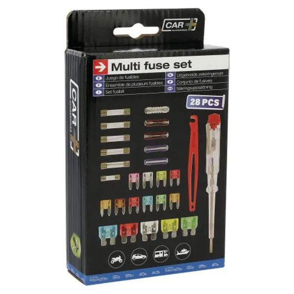 OSIGURAČI SET (SET OSIGURAČA/ALAT ZA VAĐENJE/GLINERICA)  SET SADRŽI 28KOM 